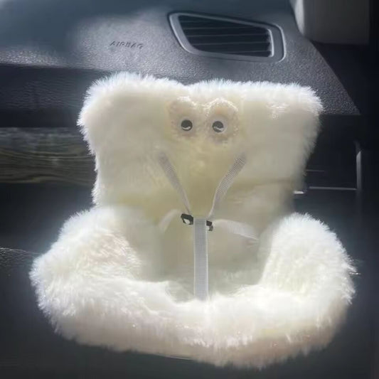 new 15-17cm doll Seat Labubu Doll Safety Seat Cute Doll Air Outlet Aromatherapy decoration high-grade Car Interior Decoration